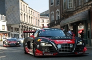 24H Spa: Parade van de deelnemende wagens naar Spa