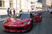 24H Spa: Parade van de deelnemende wagens naar Spa
