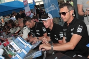 24H Spa: Parade van de deelnemende wagens naar Spa