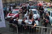 24H Spa: Parade van de deelnemende wagens naar Spa
