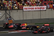 Jenson Button - Sebastian Vettel - Lewis Hamilton