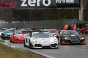Start van de kwalificatierace te Circuit Zolder