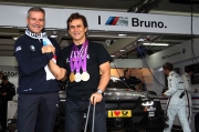 Jens Marquardt (BMW Motorsport directeur) en Alessandro Zanardi
