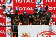 Finish en podium van de 24 Hours of Spa 2009