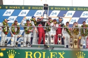 Algemene podium 24 Heures du Mans 2012